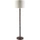 preview thumbnail 2 of 2, Livabliss Padauk Traditional Accent Floor Lamp Dark Brown