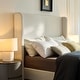 preview thumbnail 9 of 19, Christopher Knight Home - Bowie Contemporary Upholstered Bed with 54 Inches High Headboard