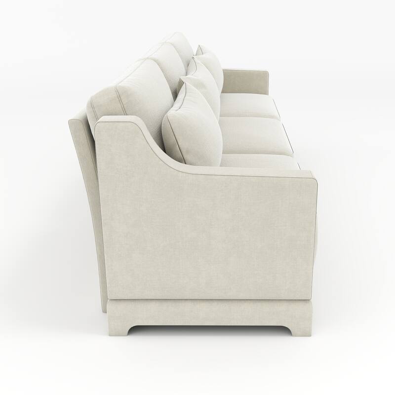 105.9" Chenille 4-Seater Sofa with ergonomic, wooden base,high - resilience sponge for Living Room