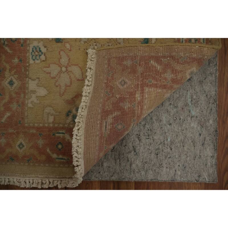Hand Knotted Oriental 100% Wool Carpet Traditional All-Over Brown Ziegler Area Rug - 3' 1'' X 1' 10''