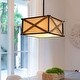 preview thumbnail 1 of 4, The Gray Barn Flying Turtle 3-light Lantern Chandelier Pendant Ceiling Lamp - 16"x16"xH8"