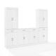 preview thumbnail 5 of 14, Crosley Stanton 3Pc Sideboard And Pantry Set - 14.5"x95"x78"
