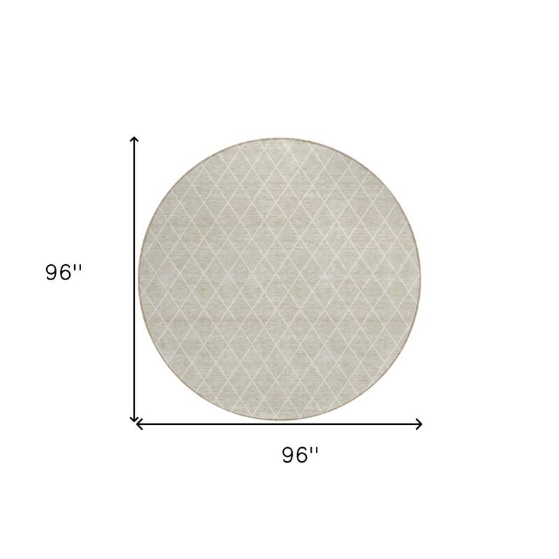 HomeRoots Geometric Transitional Rectangle Outdoor Rug