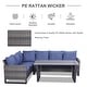 preview thumbnail 11 of 11, Gymojoy Outdoor Patio Sofa with Swivel Chairs Set