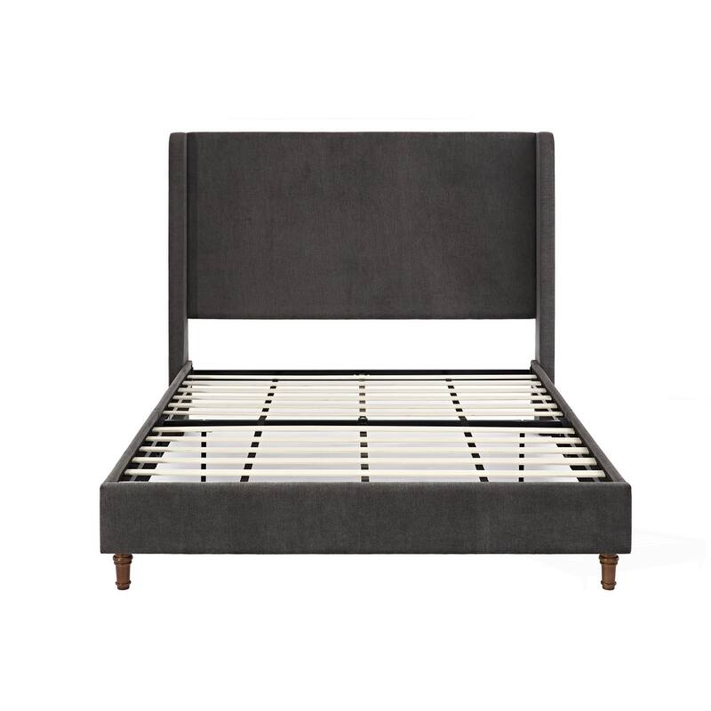 Elegant Upholstered Bed with Advanced Assembly