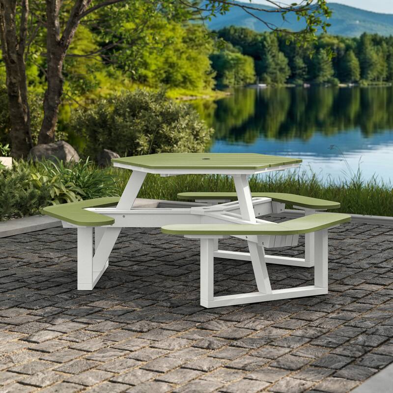 Shoreline Hexagon Picnic Table