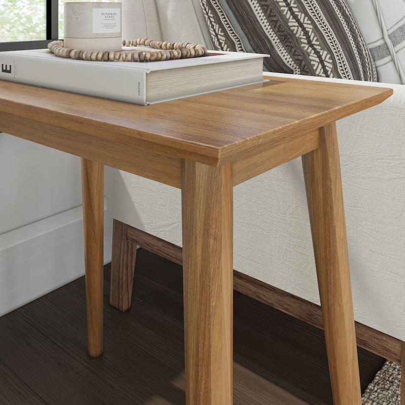 Plank and Beam Mid-Century Rectangular Side Table - 24"