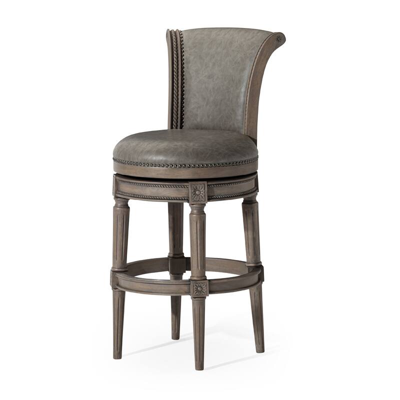 Maven Lane Pullman Swivel Kitchen Dining Stool