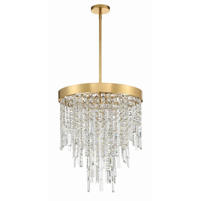 Winfield 5 Light Antique Gold Chandelier - 20"W x 24"H x 20"D