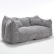 preview thumbnail 19 of 98, Modern Cute Chenille Upholstered Loveseat with High Resilience Foam