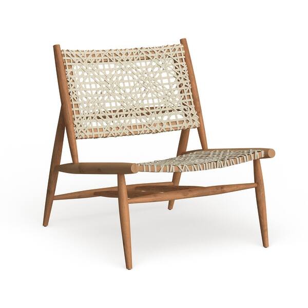 Safavieh Bandelier Leather Weave Accent Chair 26 W X 31 5 L X 30 7 H On Sale Overstock 21185500