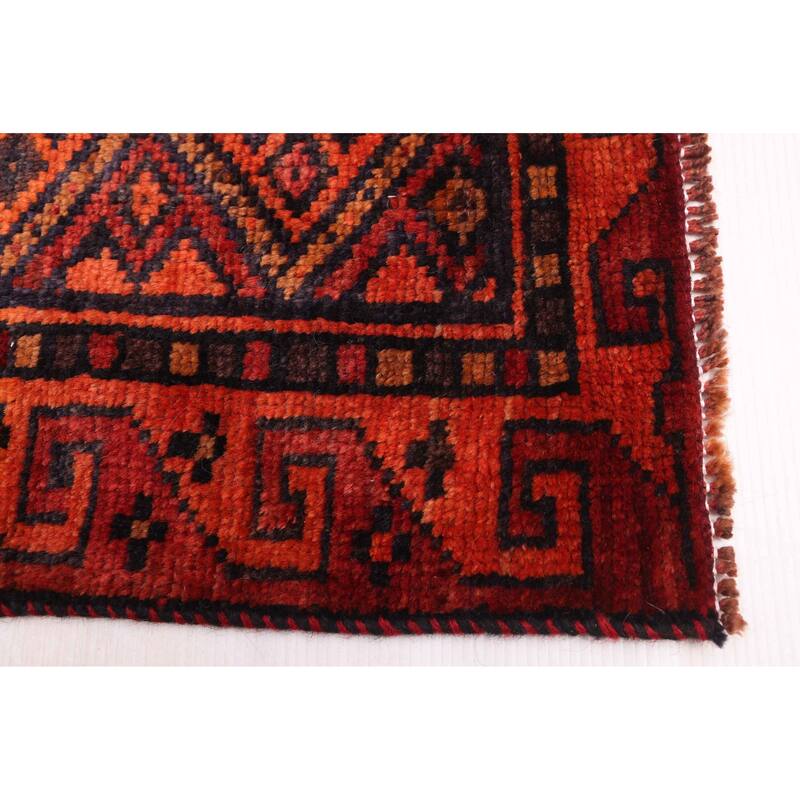 ECARPETGALLERY Hand-knotted Melis Vintage Red Wool Rug - 5'10 x 7'3