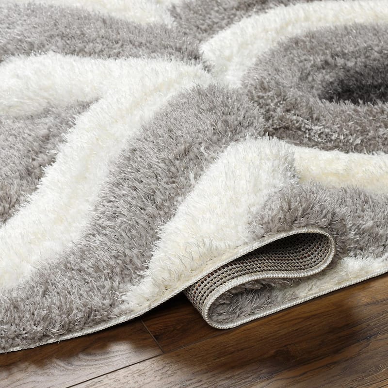 Livabliss Bologna Mod Trellis Plush Area Rug