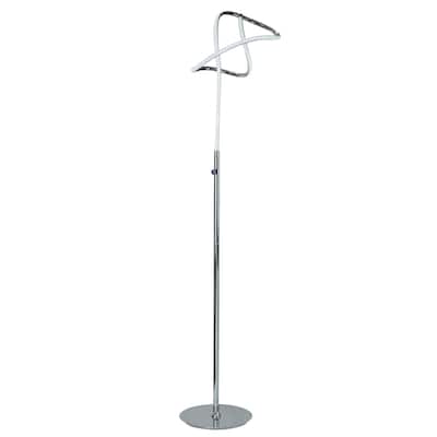 Sea 61 Inch Floor Lamp, Accent Twisted LED, Modern Style, Chrome Base.