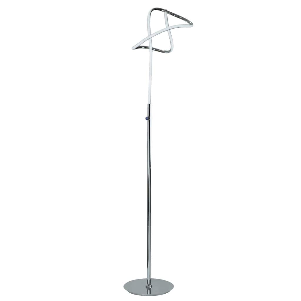 Sea 61 Inch Floor Lamp, Accent Twisted LED, Modern Style, Chrome Base.