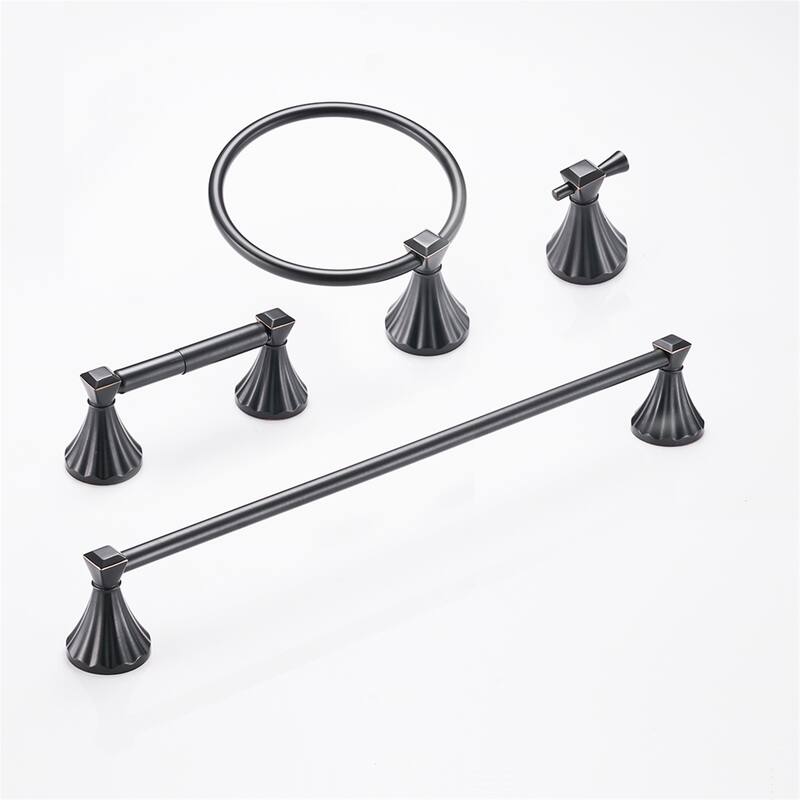 4 Piece Towel Rack Set Bathroom Hardware Set Towel Bar