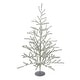 preview thumbnail 2 of 3, 3' Full Champagne Tinsel Artificial Christmas Twig Tree - Unlit