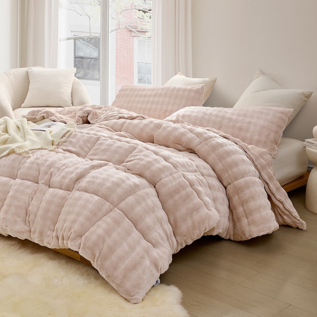 Git Puffy Cozy - Coma Inducer Oversized Comforter Set - Whisper Pink