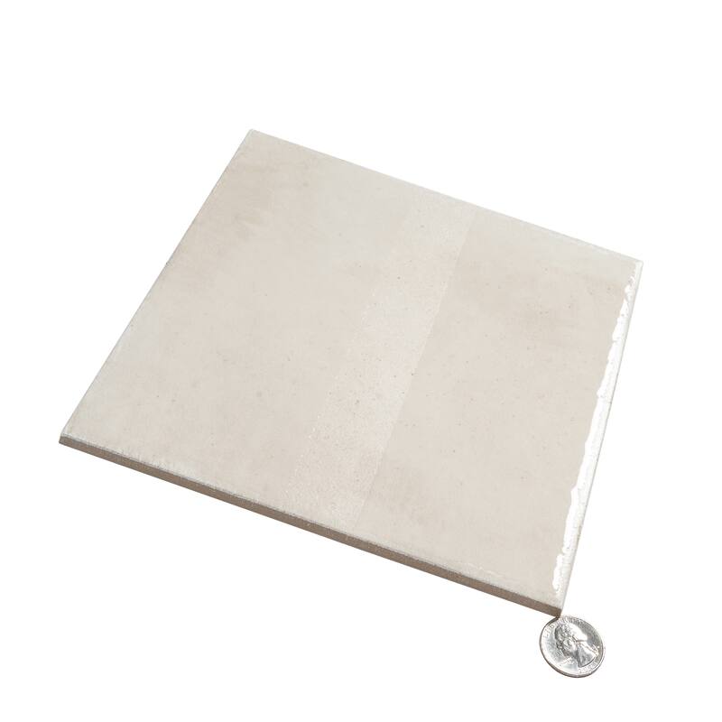 Cadence 8x8 Warm Ivory Porcelain Square Motif Wall and Floor Tile (12.49 sq ft/case) - 29 Pack
