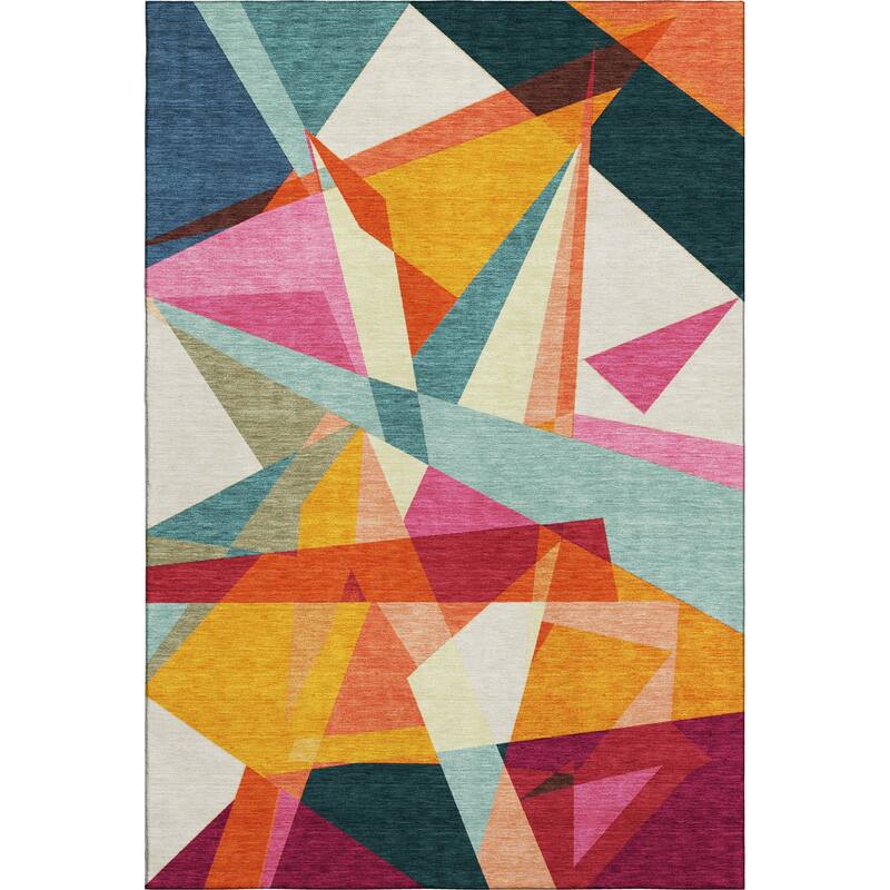 Premium Washable Super Soft Abstract Geo Mayfield Rug