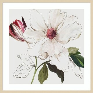 Pink Botanical Bouquet I by Asia Jensen Wood Framed Wall Art Print ...