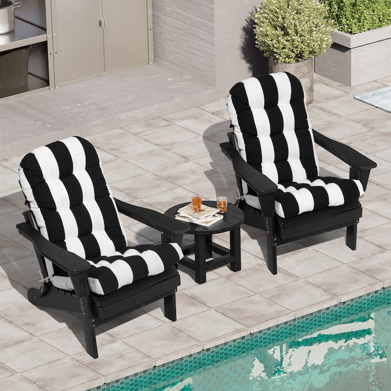 Adirondack Style Patio Outdoor Chair Cushion for Adirondack Chair or Lounge Rocking Chair - See picture