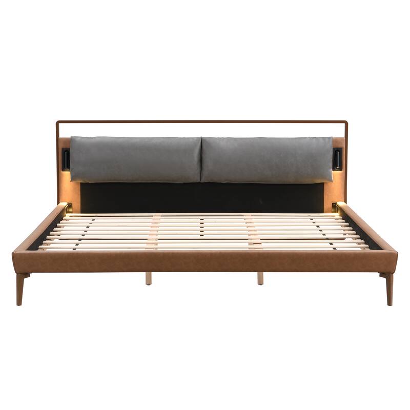 King Bed with 2pcs Night Lights