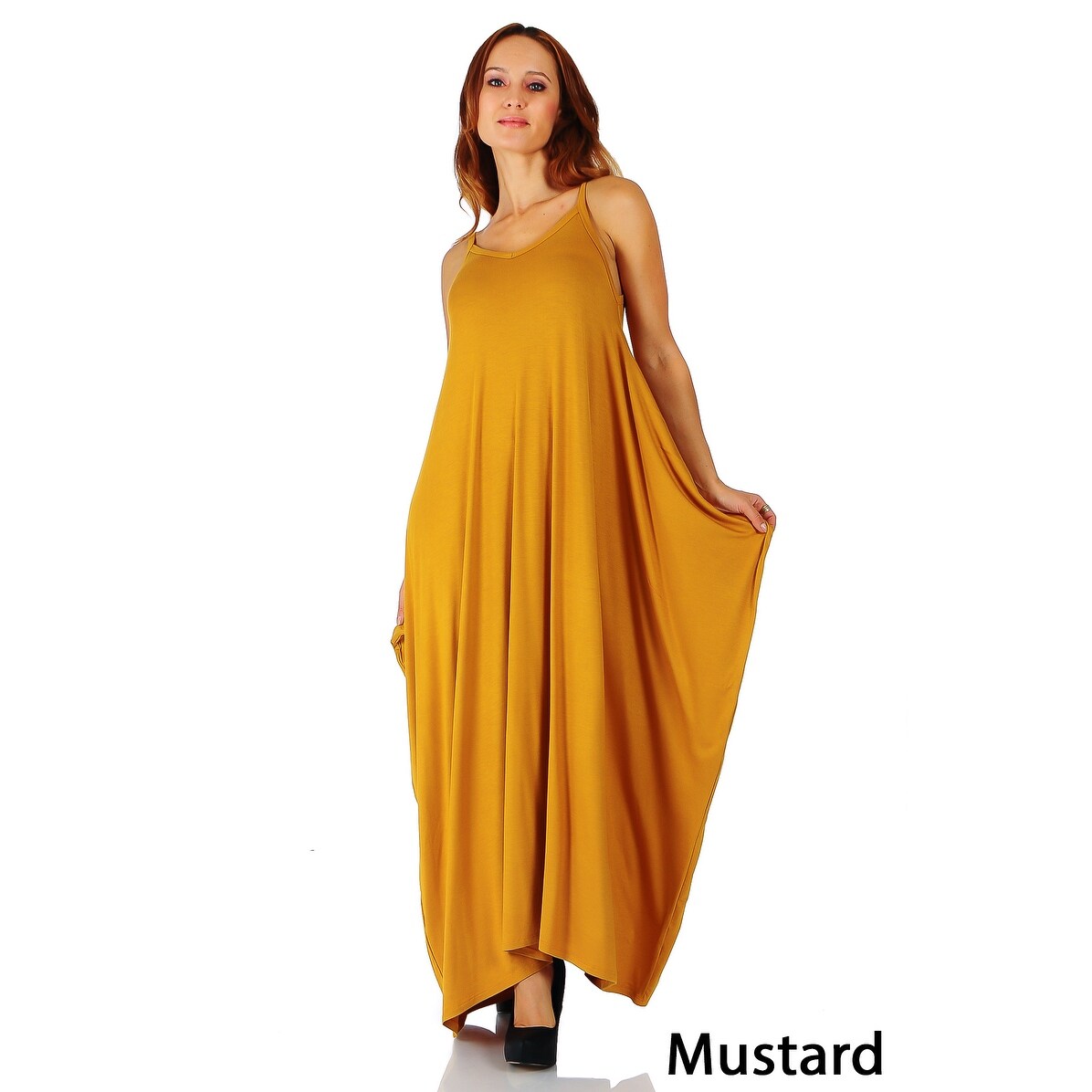 spaghetti sleeve dress
