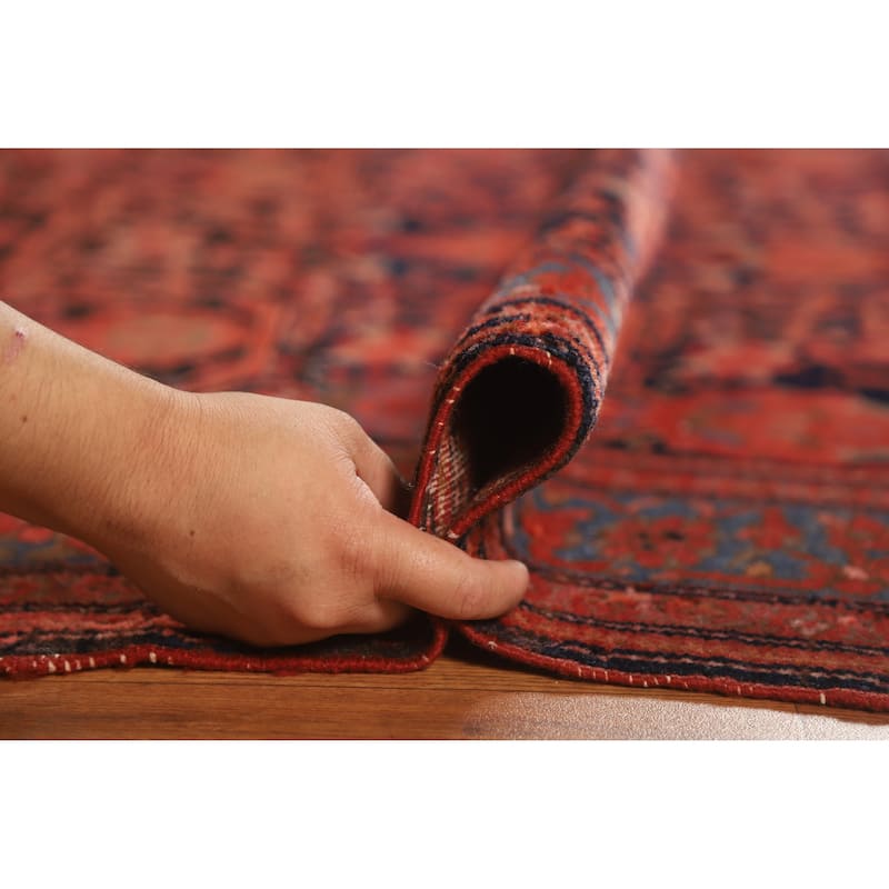Hand Knotted Oriental 100% Wool Carpet Traditional Floral Oranges & Rust Malayer Area Rug - 6' 6'' X 4' 5''