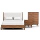 preview thumbnail 10 of 17, Furniture of America Beau Midcentury 3-Piece Kids Boucle Platform Bedroom Set