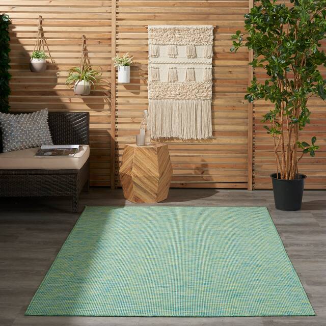 Nourison Positano Ombre Casual Modern Indoor/Outdoor Rug