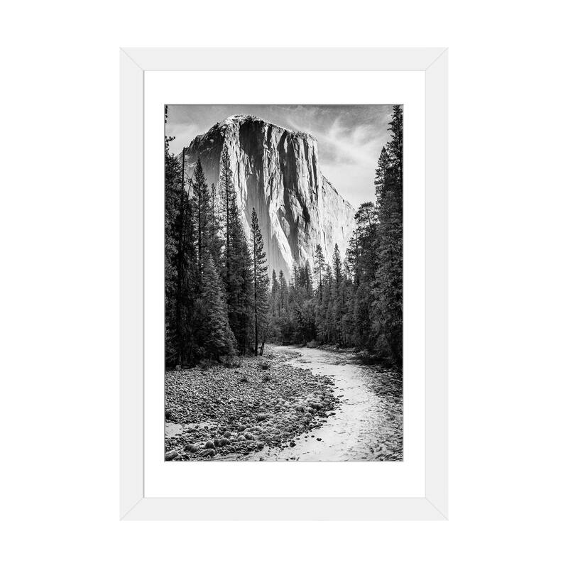 iCanvas "El Capitan Yosemite" by Stephen Hodgetts PFA - White - 24x16x1