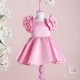 preview thumbnail 2 of 10, Special Occasion Dress with Two Flowers on Shoulders