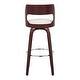 preview thumbnail 23 of 28, Carson Carrington Alingsas 30" Fixed-Height Bar Stool with Bent Wood Legs & Round Footrest (Set of 2)
