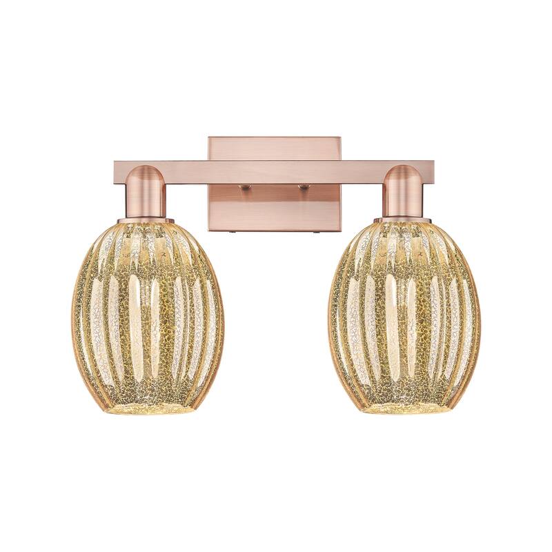 Innovations Lighting Downtown Urban - Preston - 2 Light 16" Bell Shade Bath Vanity Light