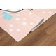 preview thumbnail 6 of 5, Kids Collection Pink Playful Numbers Design Rug