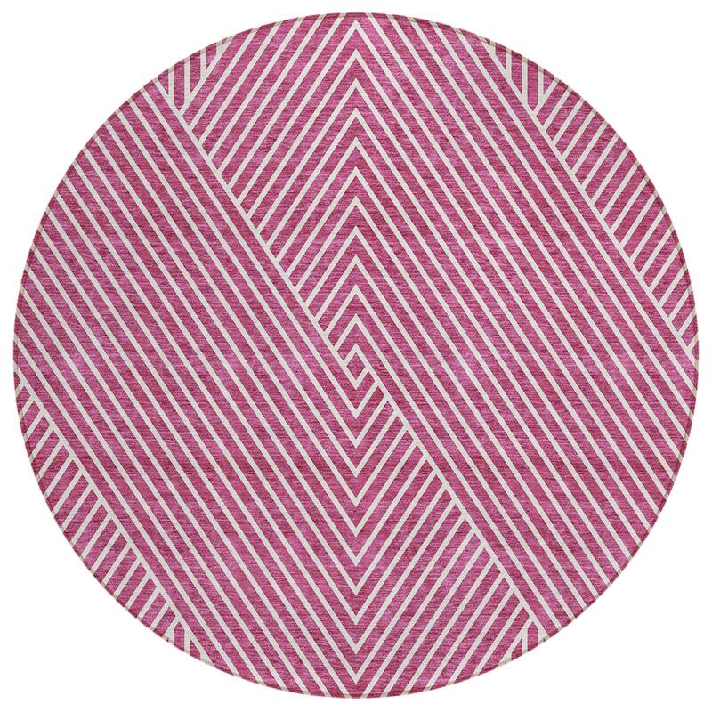 HomeRoots Geometric Transitional Rectangle Outdoor Rug