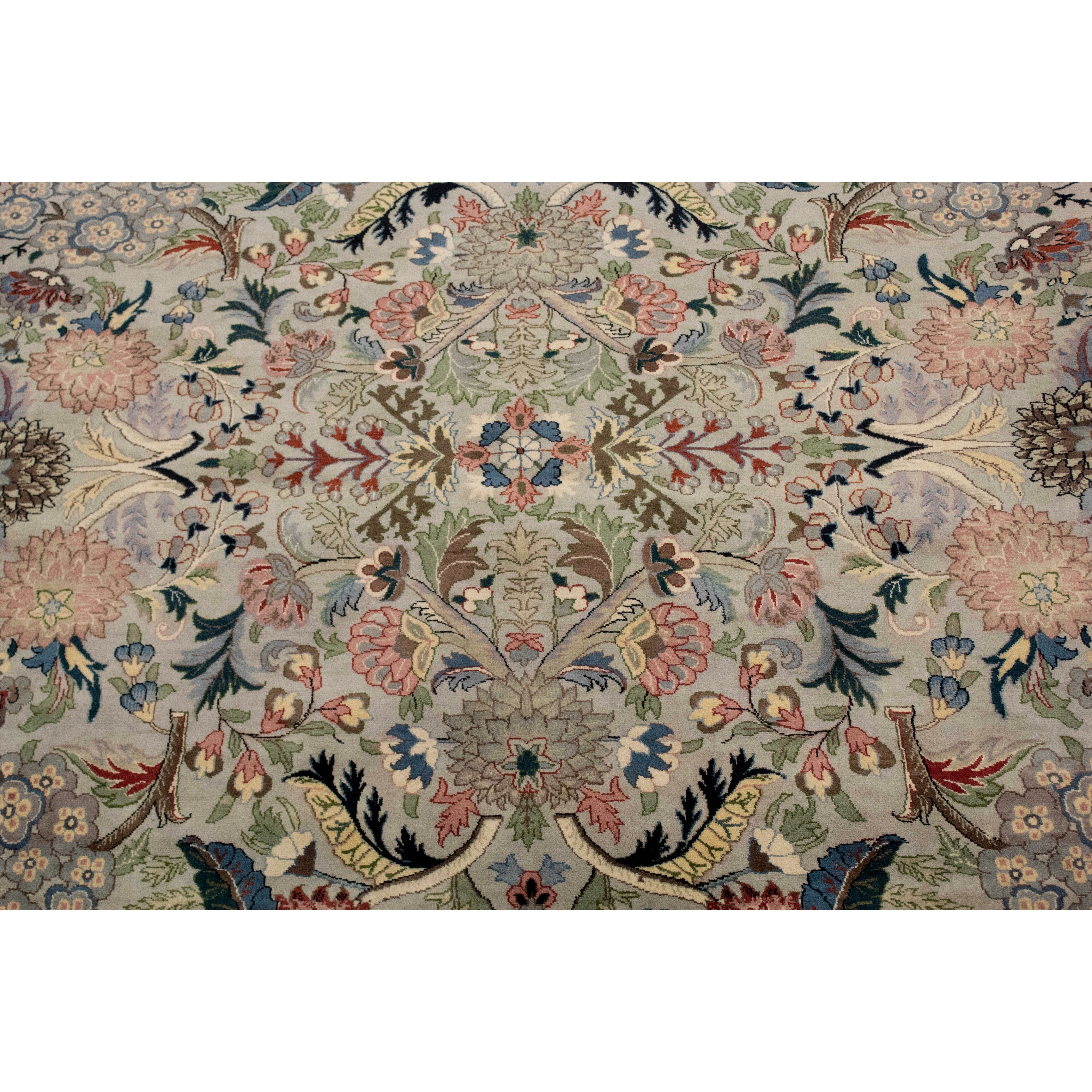 9'2 x 9'3 NOORI RUG Pak-Persian Nagi Beige/Green Round Rug 9'2 x 9'3 NOORI RUG Pak-Persian Nagi Beige/Green Round Rug