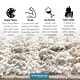 preview thumbnail 10 of 9, Gertmenian Rafe Casual Bohemian Tribal Plush Short Shag Microfiber Indoor Area Rug Collection with Fringe
