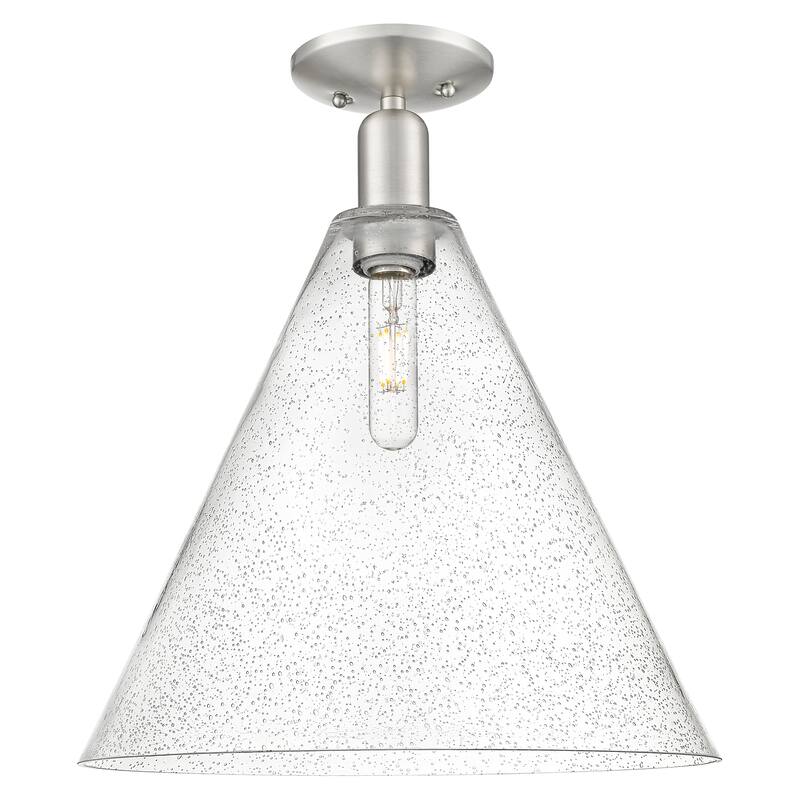 Innovations Lighting Endless Possibilities Arcadia - Berkshire Glass - 1 Light 16" Semi-Flush Mount