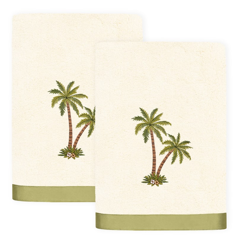 Authentic Hotel and Spa Turkish Cotton Palmera 2 PC Bath Towel Set - Beige