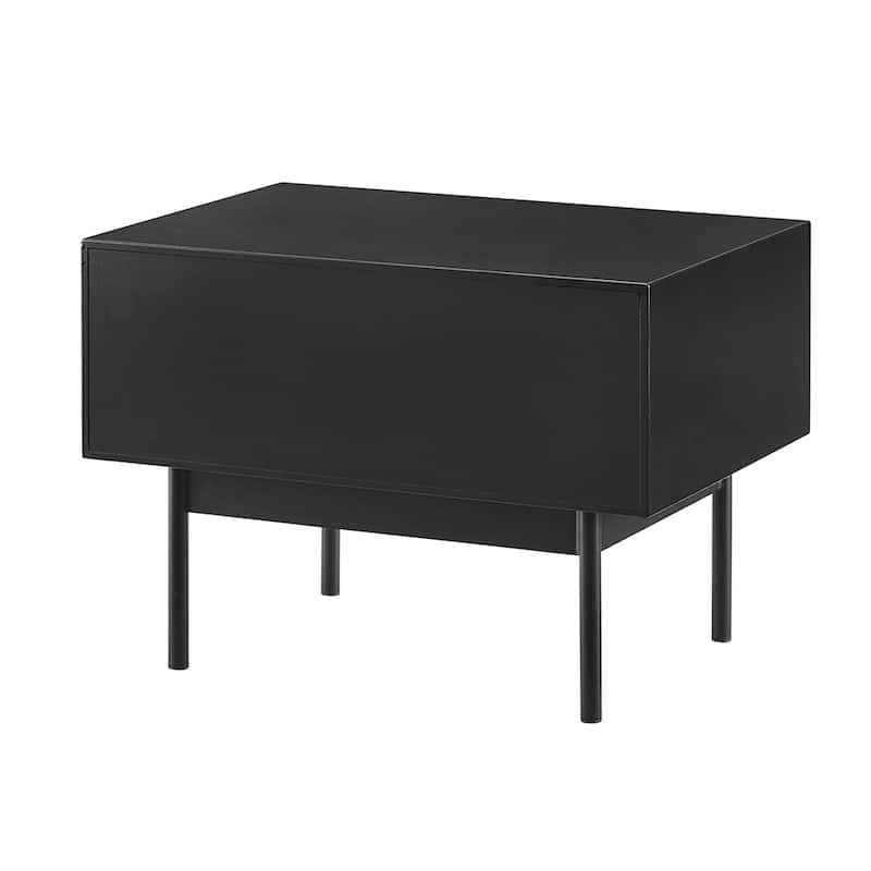 Landon 1 Drawer Nightstand, Crimson