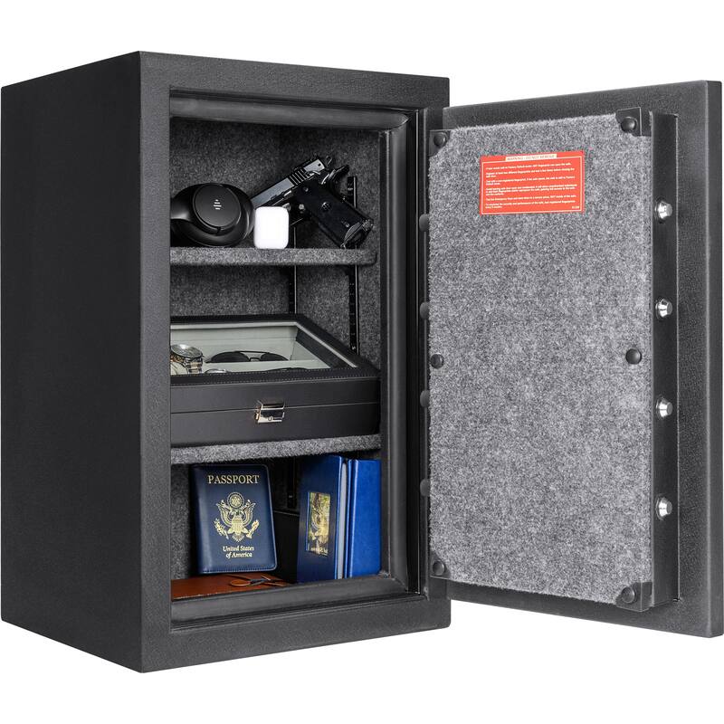 2.02 Cubic Ft Biometric Keypad Fire Resistant Safe