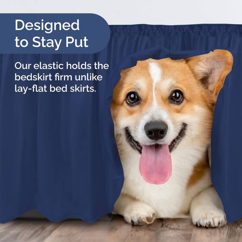 12-Inch Bed Skirt for Queen-Size Bed