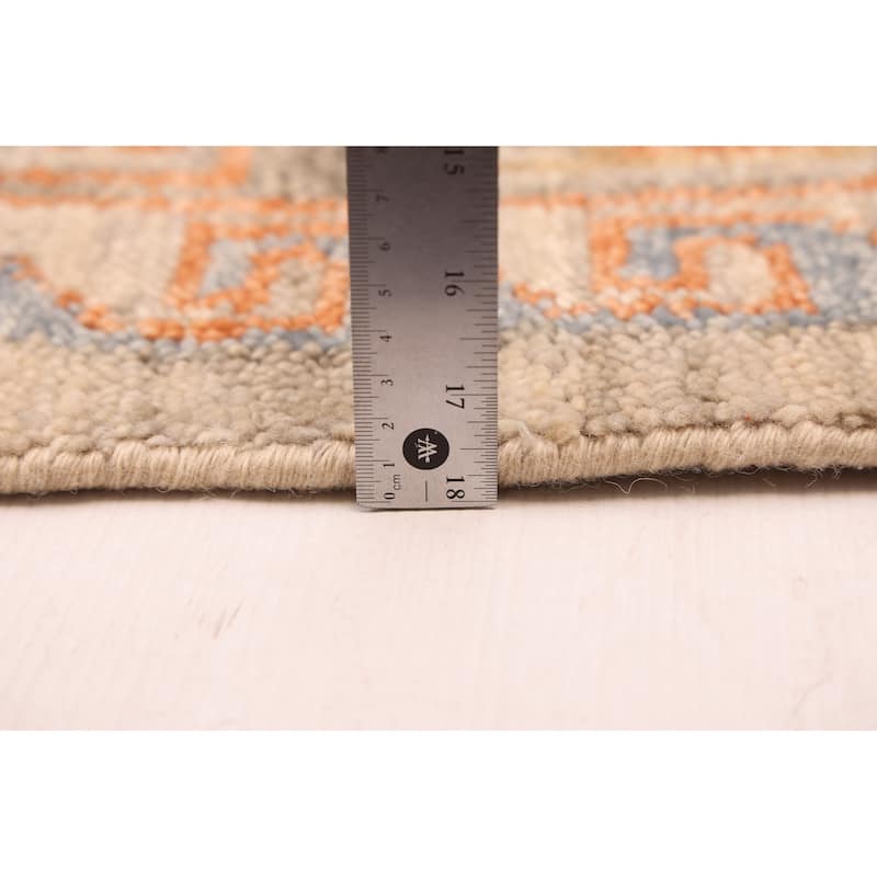 ECARPETGALLERY Hand-knotted Jules Serapi Light Grey Wool Rug - 9'9 x 14'5