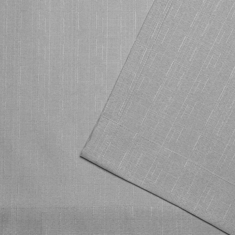 ATI Home Loha Linen Grommet Top Curtain Panel Pair