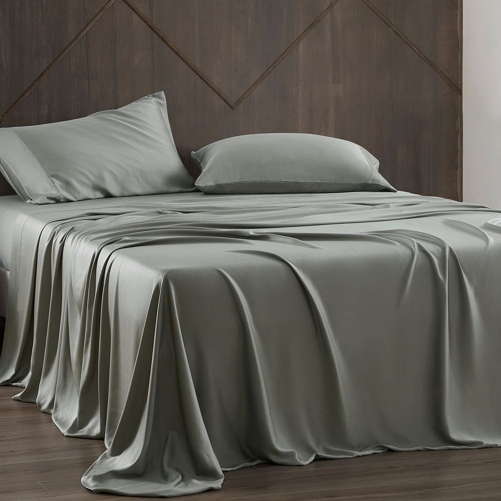 HiEnd Accents Premium Eucalyptus Silky Soft Modern Contemporary 4 Piece Sheet Set