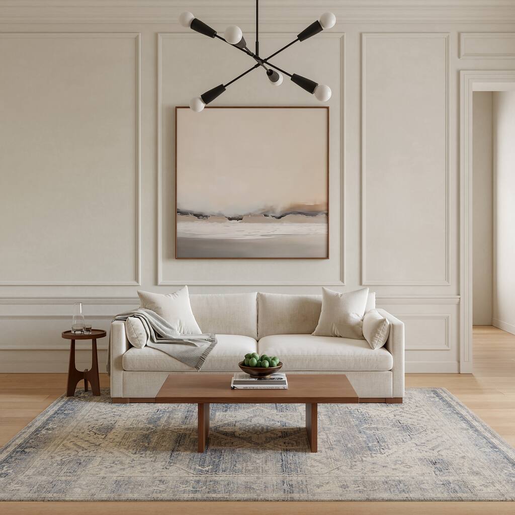 Nourison Home Sultana Indoor only Blue Vintage Persian Area Rug