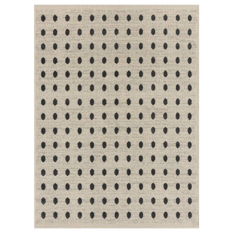 Luxe Weavers Modern Geometric Dots Area Rug, Indoor Carpet