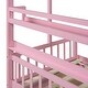 preview thumbnail 31 of 31, Wooden Twin Size House Bed with 2 Drawers,Kids Bed with Storage Shelf, Gray
